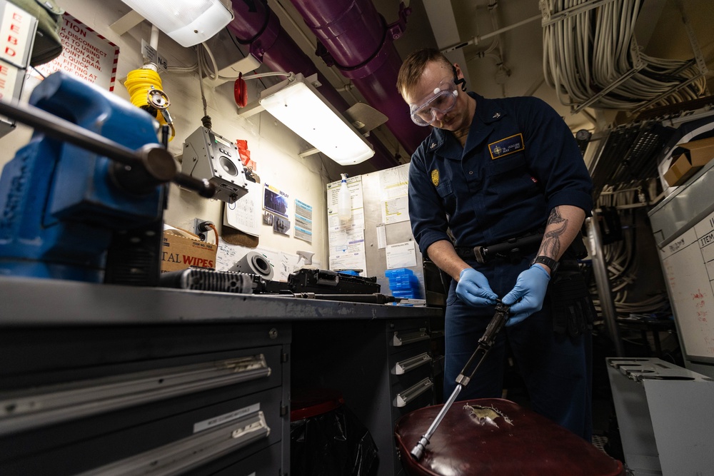 USS Gerald R. Ford (CVN 78) Security Department Routine Maintenance