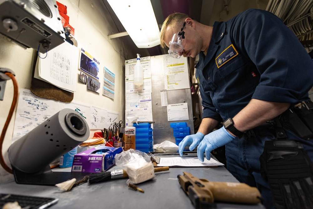 USS Gerald R. Ford (CVN 78) Security Department Routine Maintenance