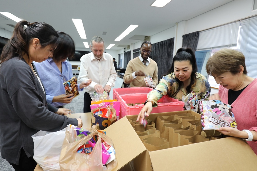 Camp Zama Soldiers, civilians work together to bring Halloween spirit to local children’s home