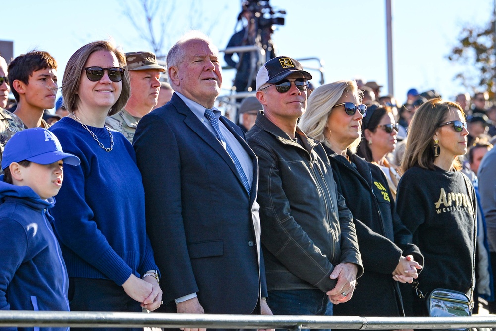 SECARMY Attends the Army/Air Force Football Game 2024