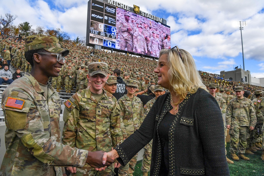 SECARMY Attends the Army/Air Force Football Game 2024