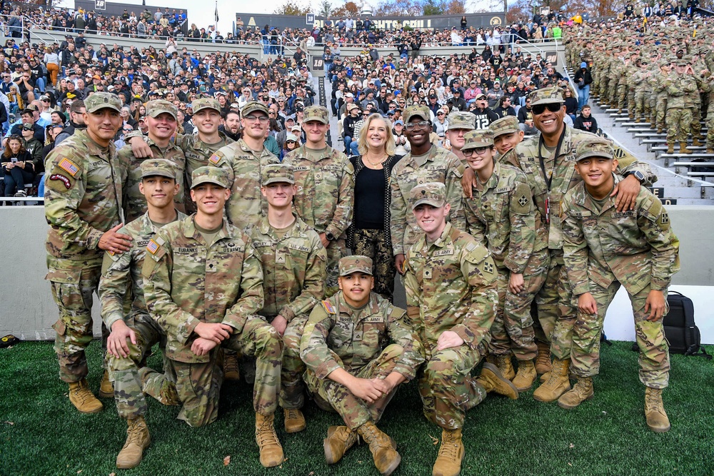 SECARMY Attends the Army/Air Force Football Game 2024