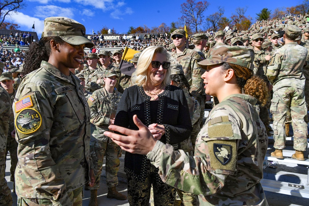 SECARMY Attends the Army/Air Force Football Game 2024