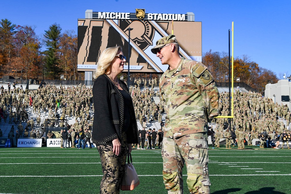 SECARMY Attends the Army/Air Force Football Game 2024