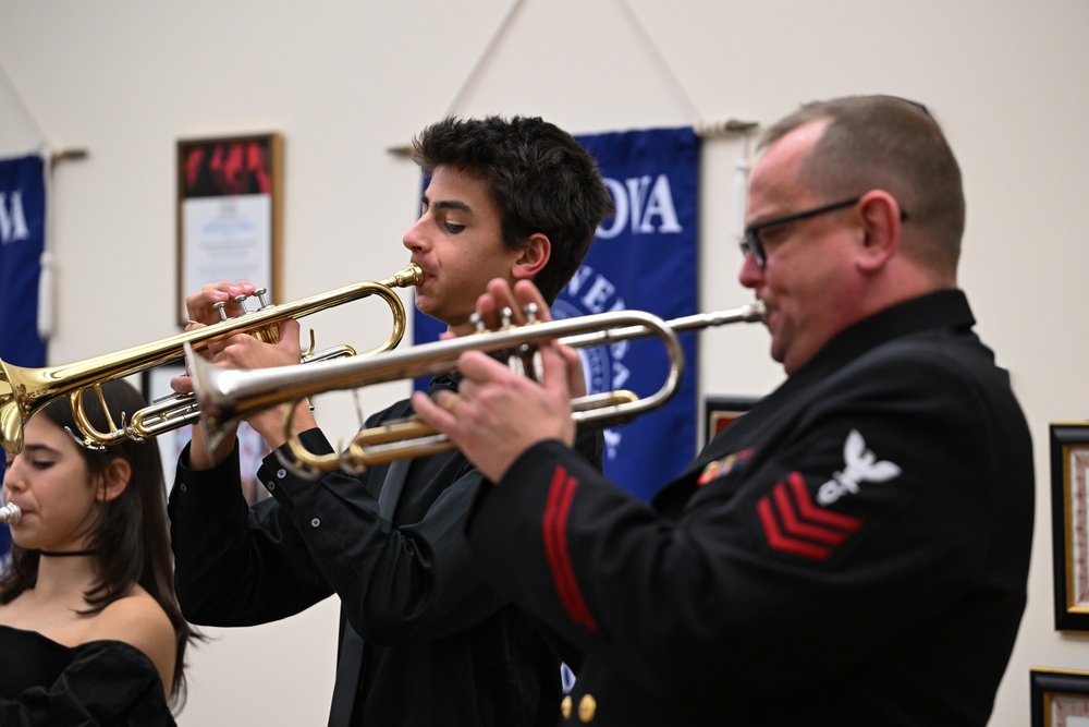 U.S. Navy Band Commodores perform in Mamaroneck