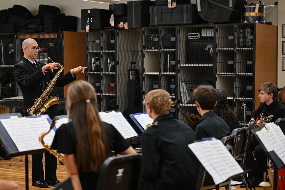 U.S. Navy Band Commodores perform in Mamaroneck