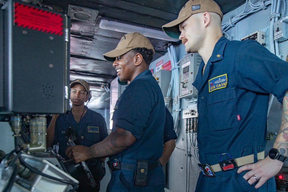 USS George Washington awards Warfighter of the Day: EN3 Howard Willis
