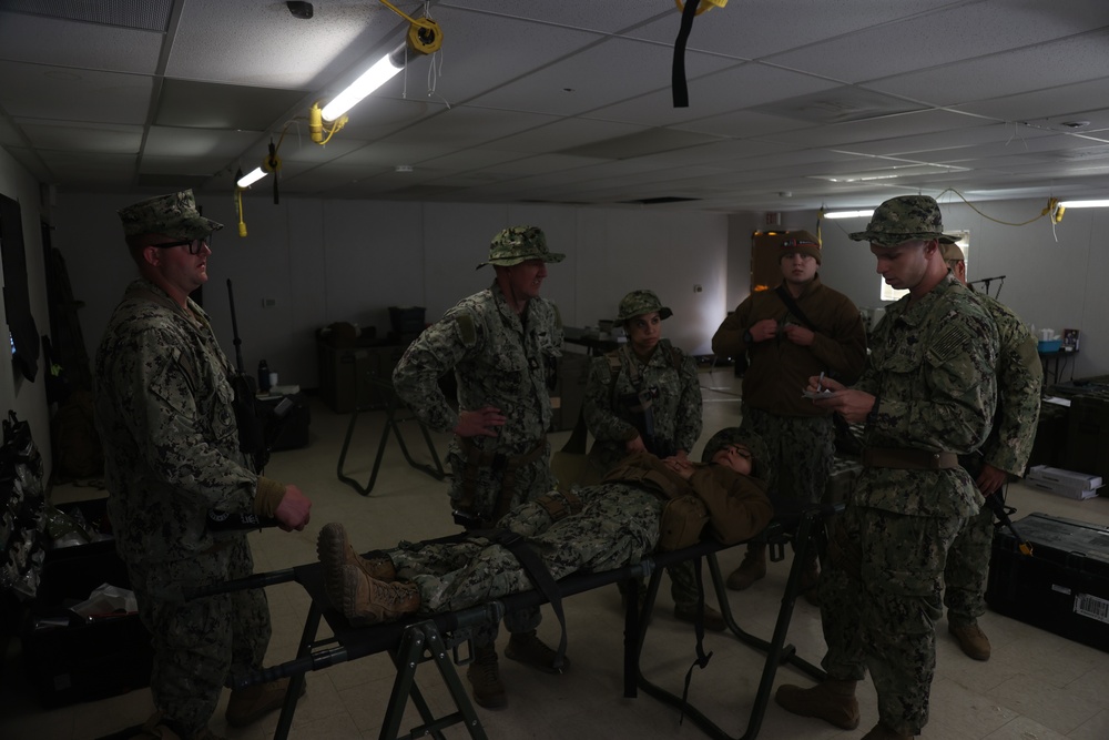 NMCB 4 Seabees Conduct Medical Drills