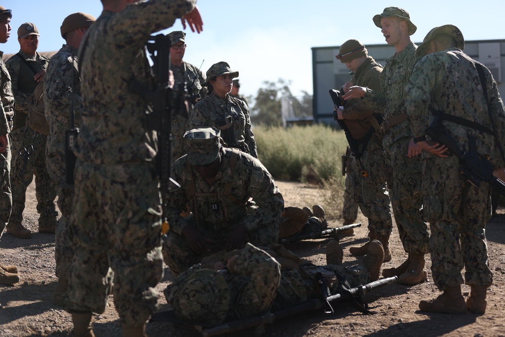 NMCB 4 Seabees Conduct Medical Drills