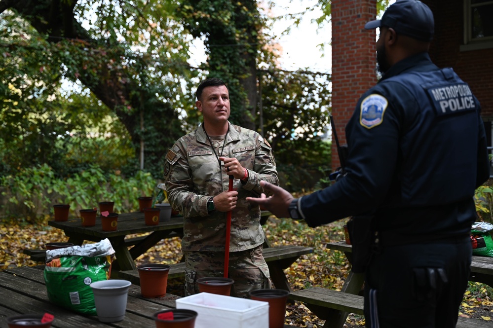 DC National Guard Counterdrug Program and MPD Host Inspiring &amp;quot;Plant the Promise&amp;quot; Event for Red Ribbon Week