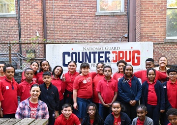 DC National Guard Counterdrug Program and MPD Unite for "Plant the Promise" Event, Inspiring Youth to Choose Drug-Free Futures