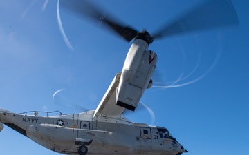 USS Ronald Reagan CVN (76) conducts flight operations