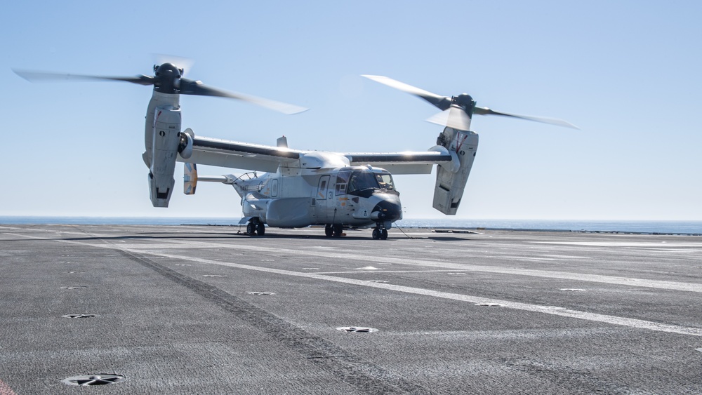 USS Ronald Reagan CVN (76) conducts flight operations