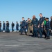 USS Ronald Reagan (CVN 76) Sailors conduct a FOD walk down