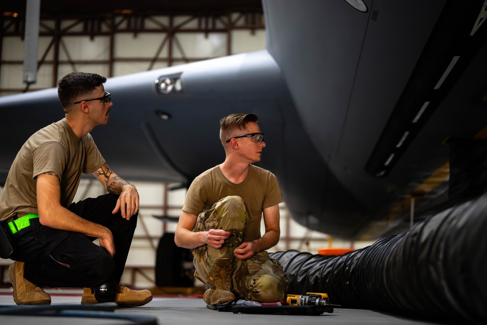 379th EMXS repair and replace static port