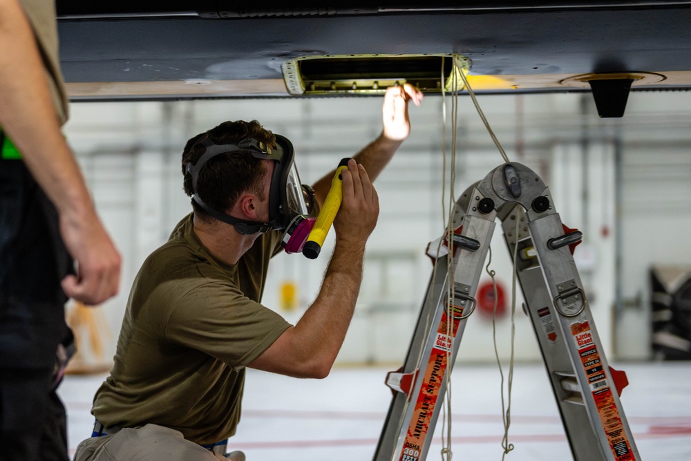 379th EMXS repair and replace static port