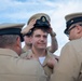 Emory S. Land Conducts Chief Petty Officer Pinning Ceremony At Sea