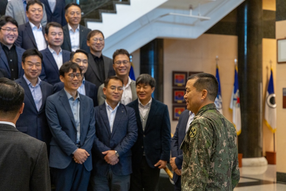 Korean National Police students visit Eighth Army, Camp Humphreys