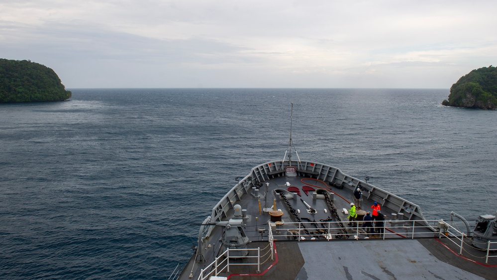 Emory S. Land Departs Republic of Palau