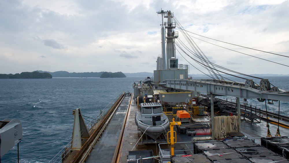 Emory S. Land Departs Republic of Palau