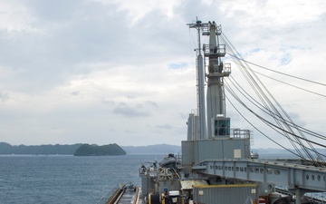 Emory S. Land Departs Republic of Palau