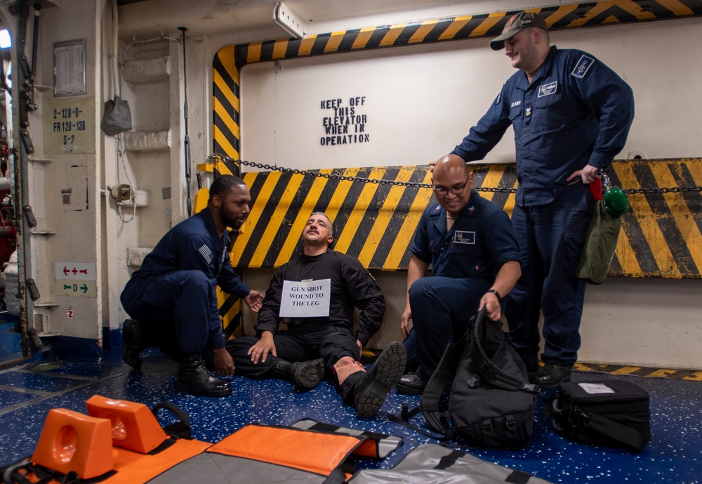 Nimitz Conducts an Active Shooter Drill