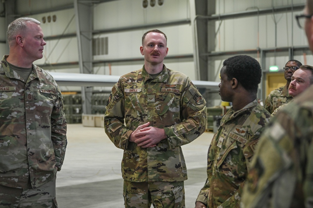 Airmen showcase the MQ-9 Reaper to wing leaders