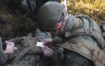 U.S. Marines Conduct Simulated Combat Patrols