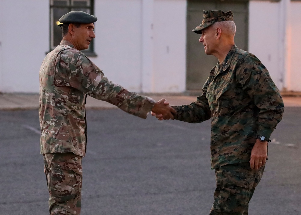 Maj. Gen Odom Visits KEN Larnaca, Cyprus