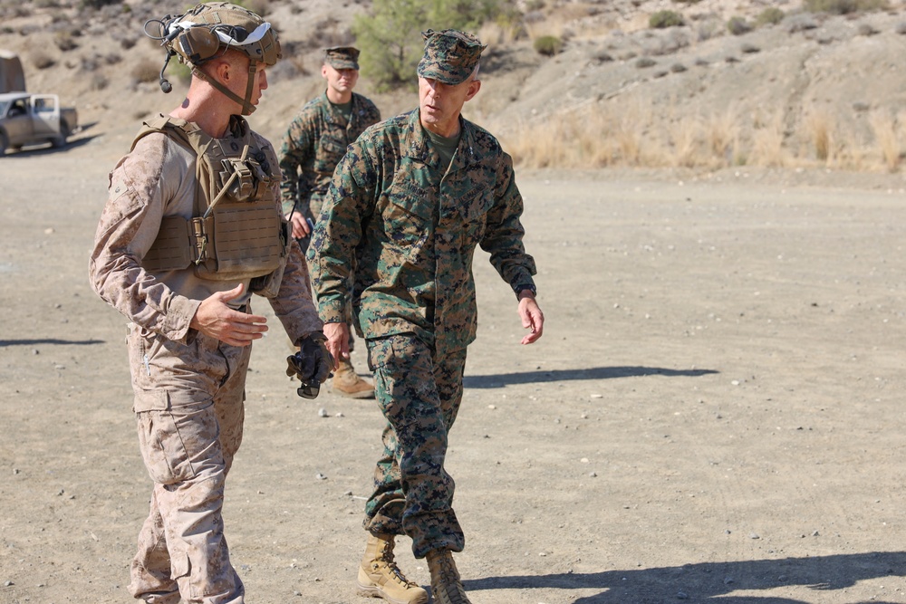 Maj. Gen Odom Visits BLT 1/8 in Stavrovouni, Cyprus
