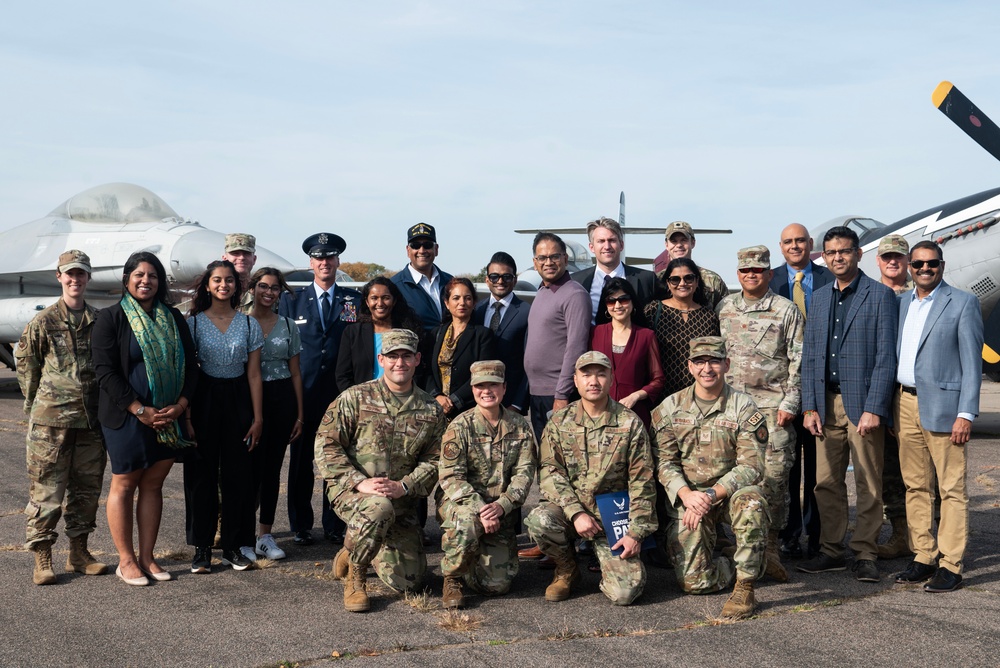 Dr. Chaudhary Visits the 133rd AW