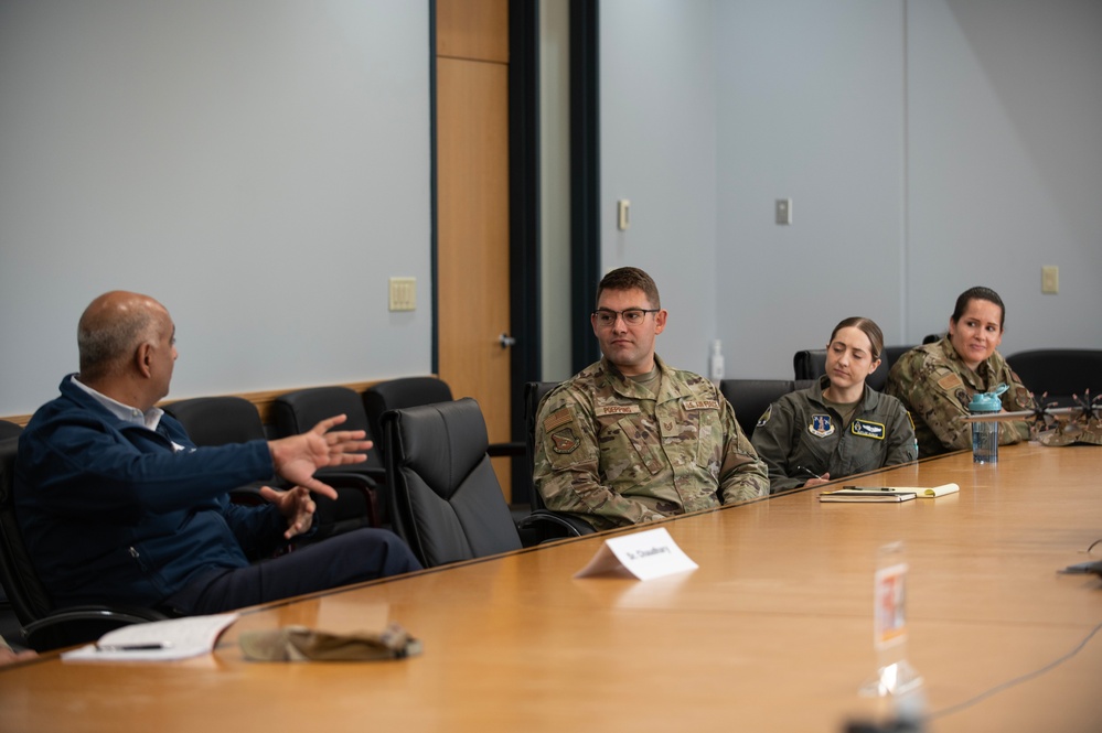 Dr. Chaudhary Visits the 133rd AW