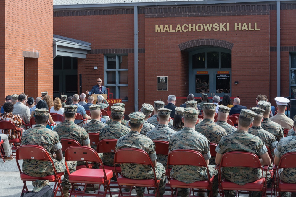 Malachowski Hall Building Dedication