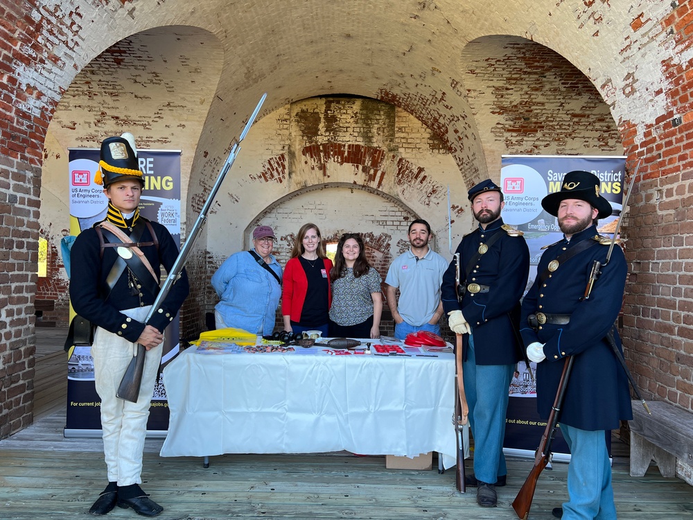 USACE partners with Fort Pulaski to celebrate its centennial anniversary