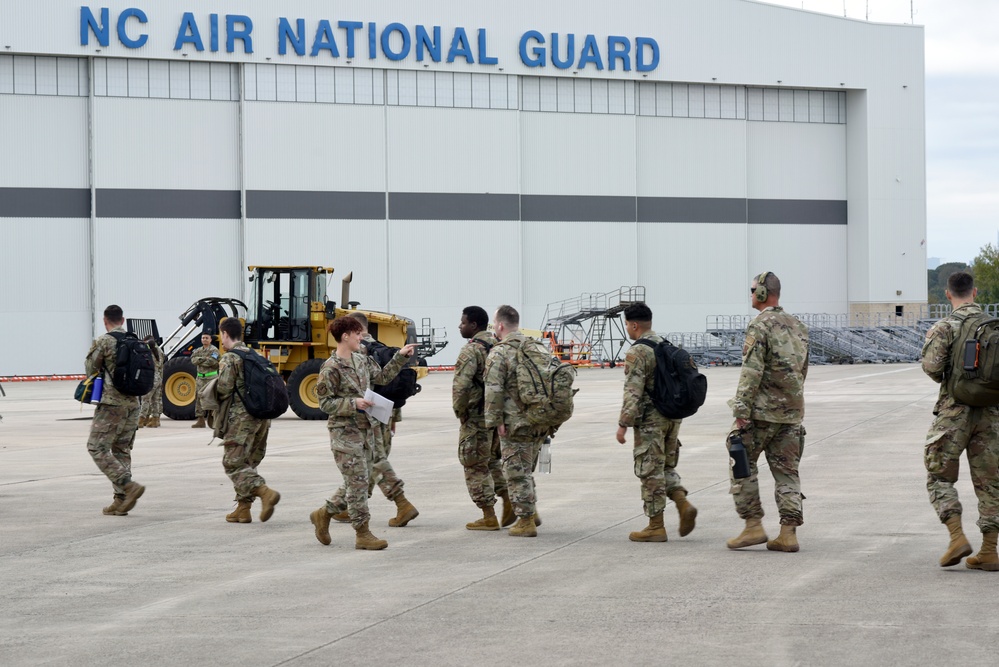 North Carolina Air National Guard Executes Inspection