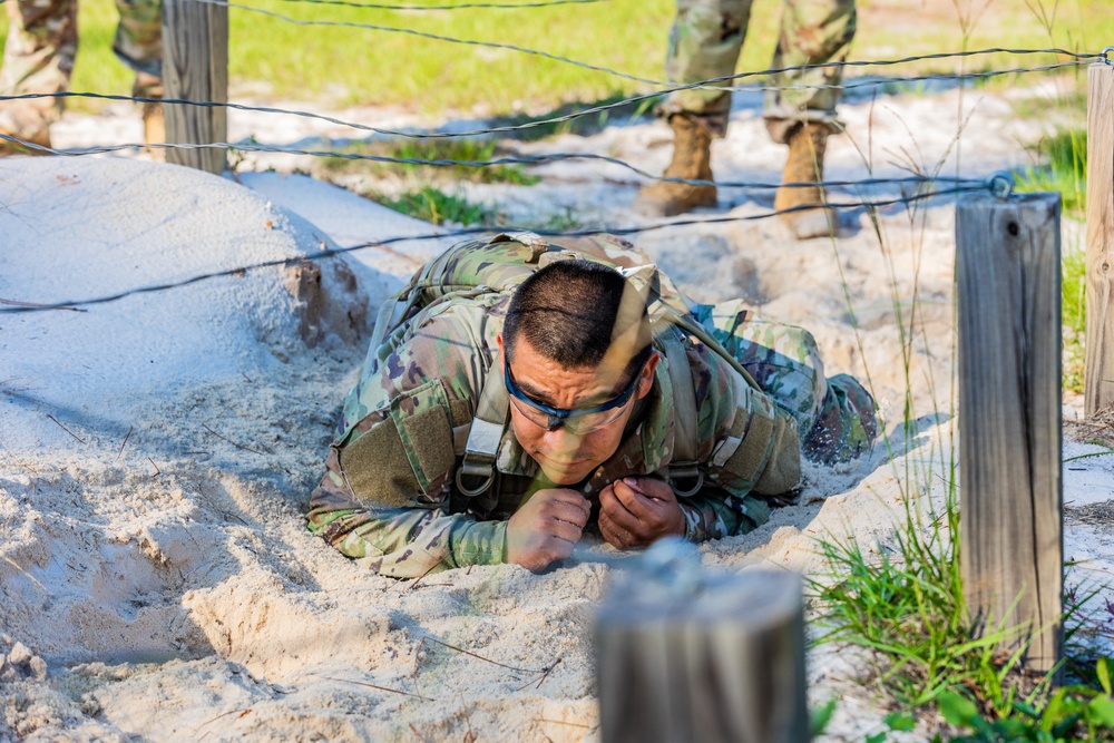 194th Armored Brigade Obstacle Course Training