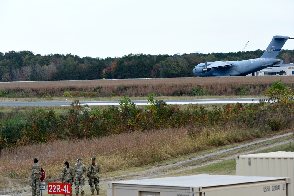 North Carolina Air National Guard Executes Inspection