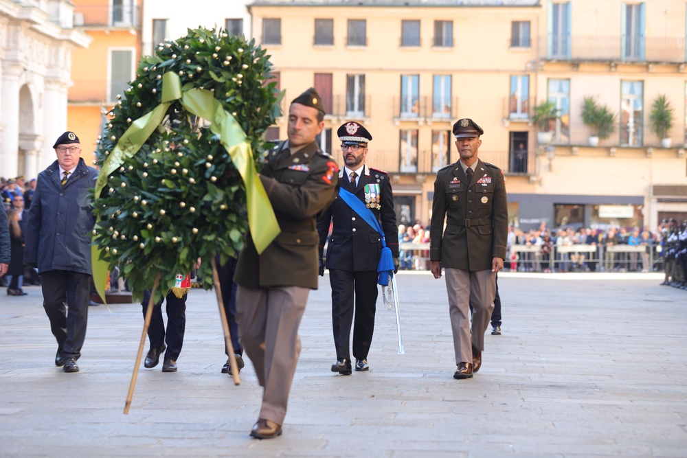 Army Leaders honor Italian National Unity and Armed Forces Day in Vicenza Ceremony