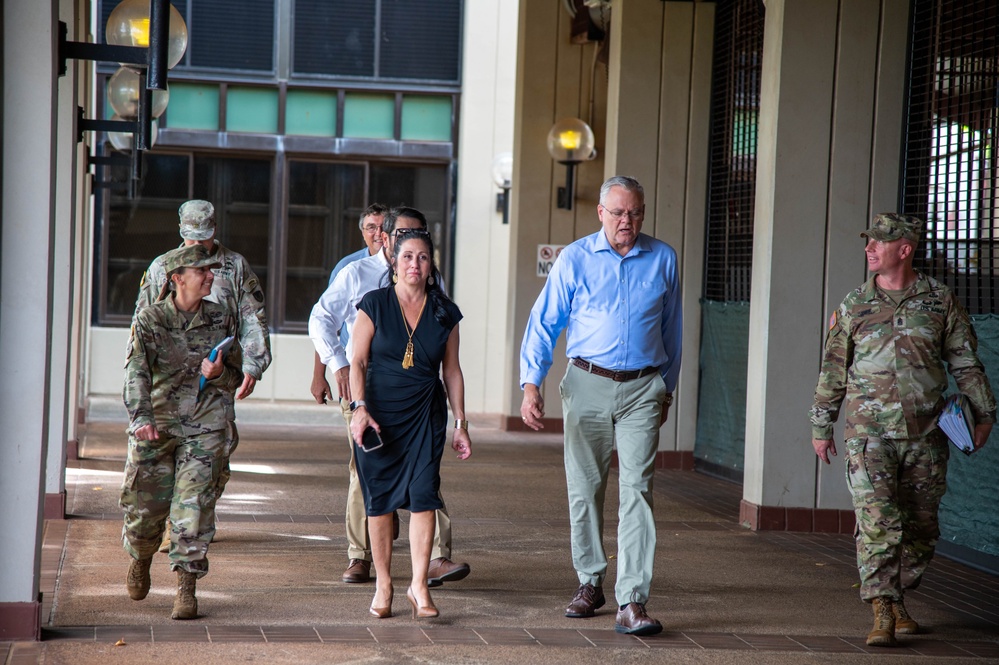 IMCOM Leaders Tour Hawai'i Garrison Facilities, Focus on Child Care and Infrastructure