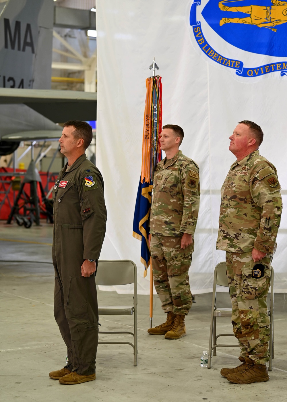 104th Fighter Wing welcomes new command chief during Change of Responsibility ceremony