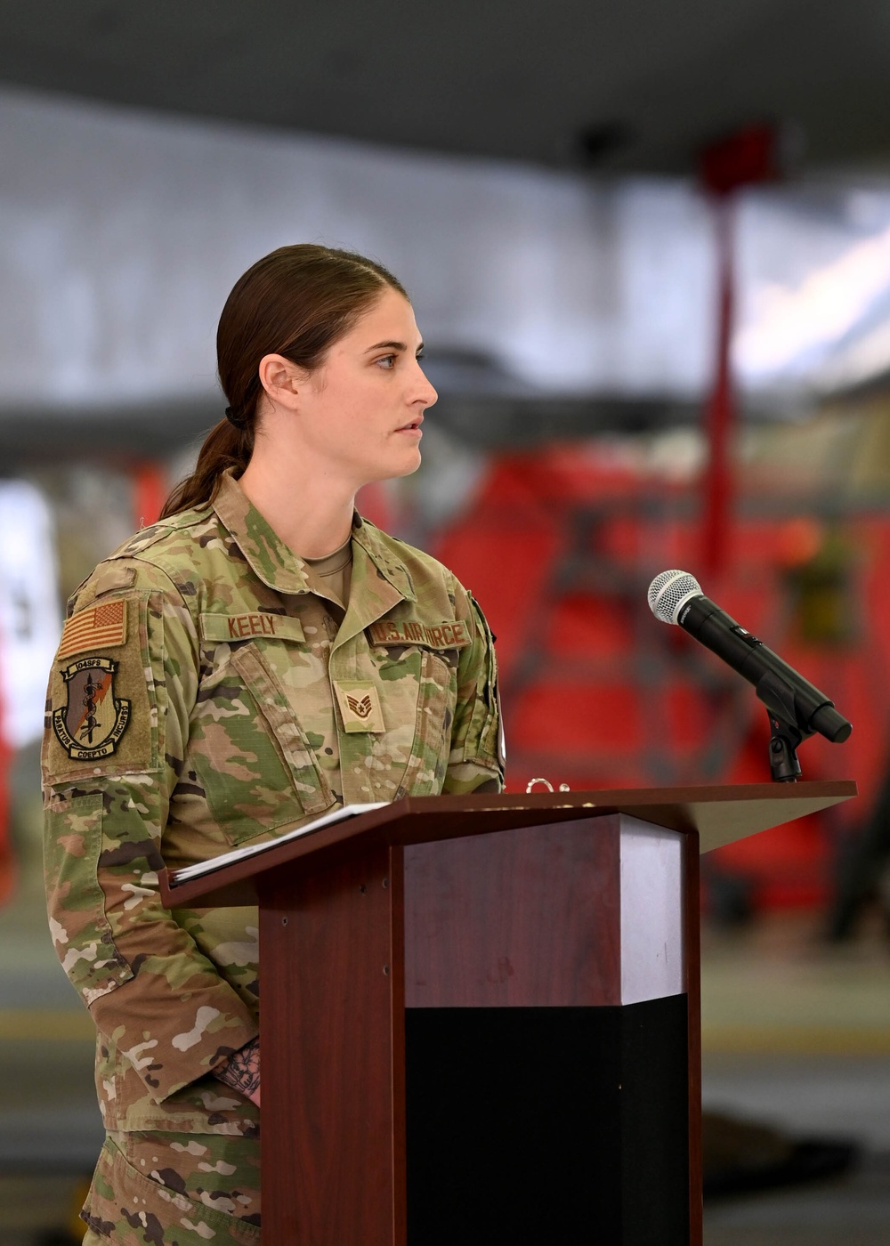 104th Fighter Wing welcomes new command chief during Change of Responsibility ceremony