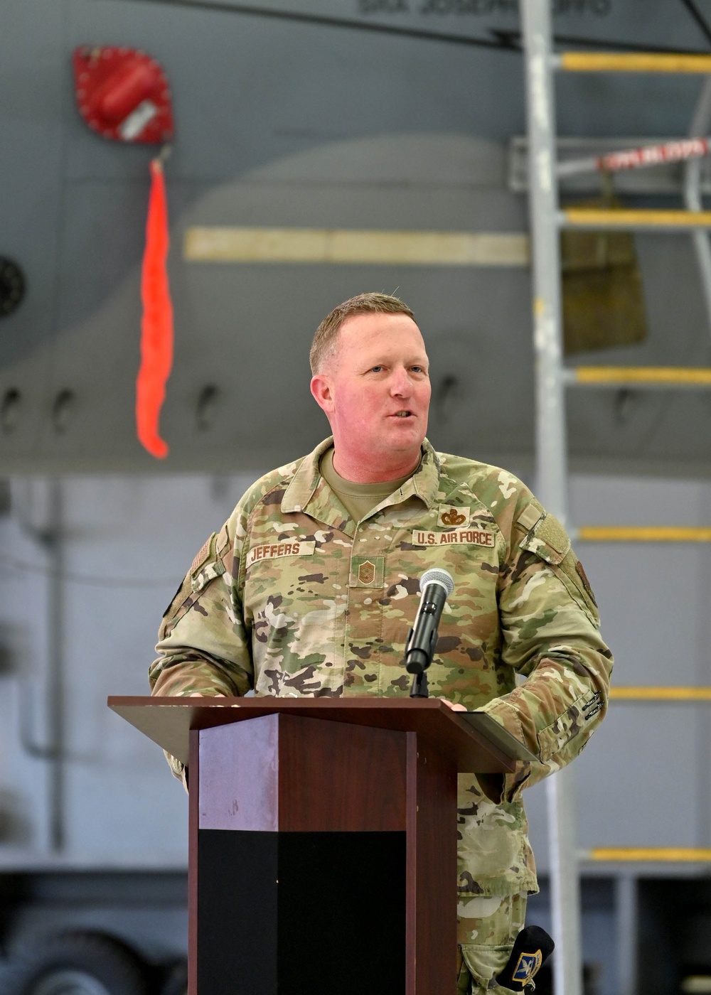 104th Fighter Wing welcomes new command chief during Change of Responsibility ceremony