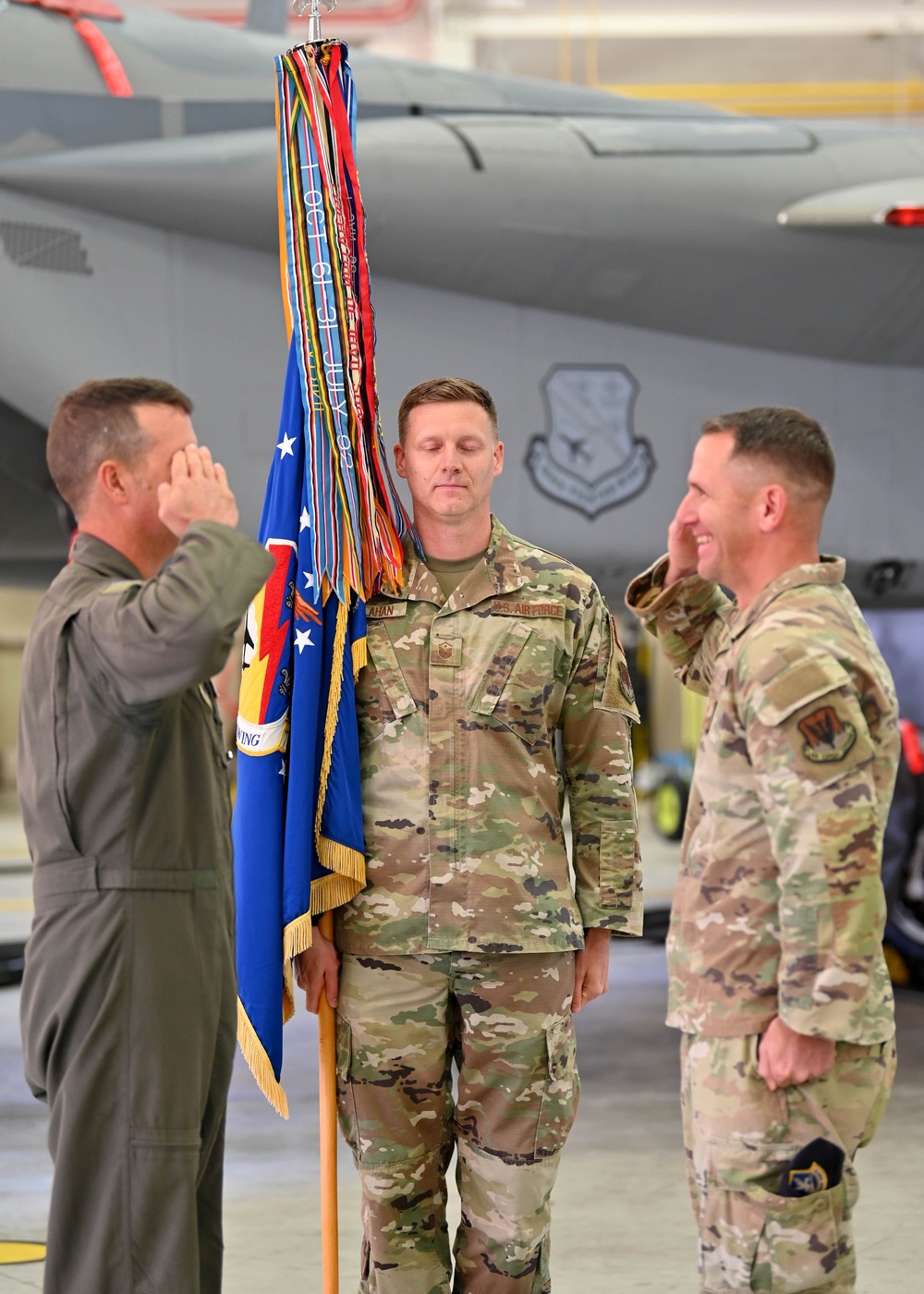 104th Fighter Wing welcomes new command chief during Change of Responsibility ceremony