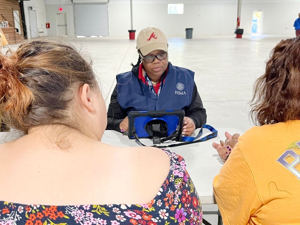 FEMA Disaster Survivor Assistance Outreach Specialists are Providing Information to Survivors of Hurricane Helene