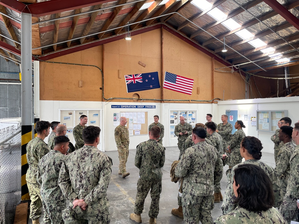 DET Antarctica Arrives in New Zealand (NMCB-3)