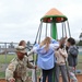 593d ESC Unit Ministry Team Joins Thompson Elementary Students for Dia De Los Muertos Lunch