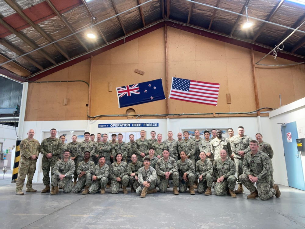 DET Antarctica Arrives in New Zealand (NMCB-3)