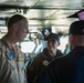Vice Adm. George Wikoff, commander, U.S. Naval Forces Central Command and U.S. 5th Fleet, visits USS Abraham Lincoln