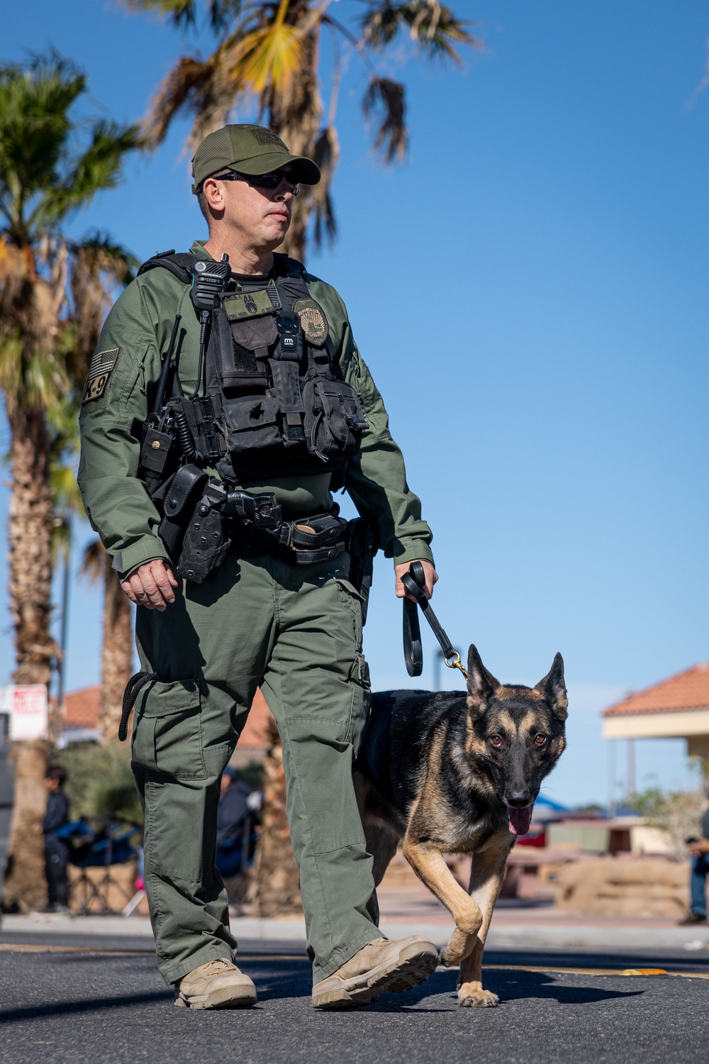 MCAGCC Marines march in Twentynine Palms’ 88th annual Pioneer Days Parade