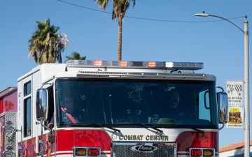 MCAGCC Marines march in Twentynine Palms’ 88th annual Pioneer Days Parade